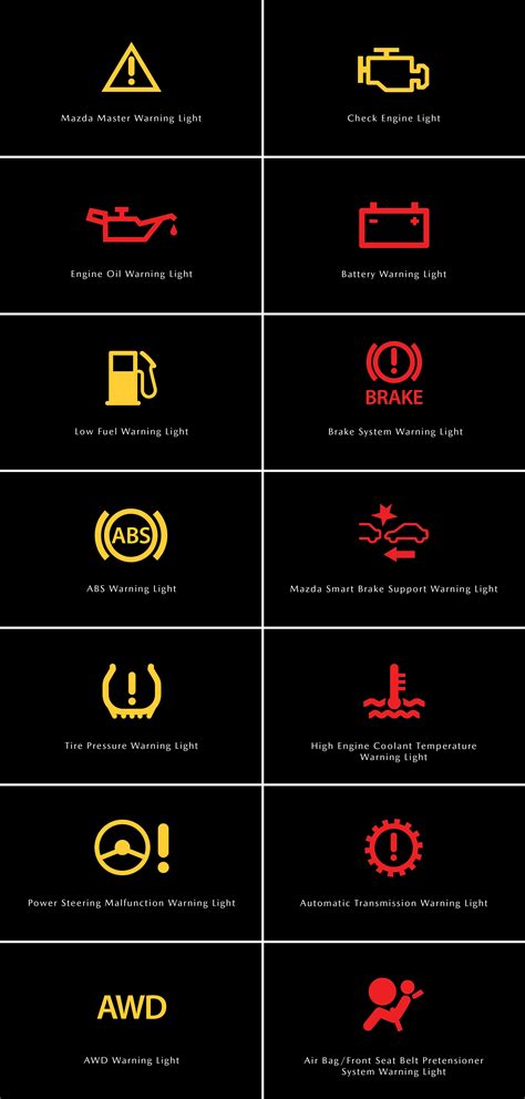 seat warning symbols